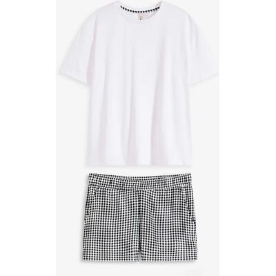 bonprix Krátke pyžamo, tkané šortky 40/42 female bonprix Krátke pyžamo, tkané šortky 40/42 female