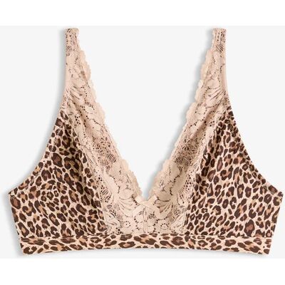 bonprix Podprsenka bralette bez kostíc s mäkkou podšívkou a leopardím vzorom 90 female bonprix Podprsenka bralette bez kostíc s mäkkou podšívkou a leopardím vzorom 90 female