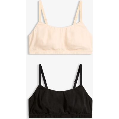 bonprix Podprsenka bralette bez kostíc s bavlnou (2 ks v balení) 40/42 female bonprix Podprsenka bralette bez kostíc s bavlnou (2 ks v balení) 40/42 female