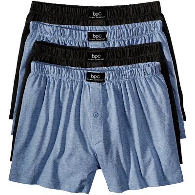bonprix Voľné džersejové boxerky s mäkkou bavlnou (4 ks) 7 (XL) male bonprix Voľné džersejové boxerky s mäkkou bavlnou (4 ks) 7 (XL) male