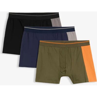 bonprix Boxerky, midi dĺžka, s bavlnou (3 ks) 8 (XXL) male bonprix Boxerky, midi dĺžka, s bavlnou (3 ks) 8 (XXL) male