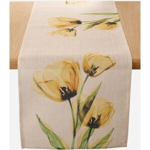 bonprix Stredový obrus v plátenom vzhľade DxŠ 160/40 cm unisex bonprix Stredový obrus v plátenom vzhľade DxŠ 160/40 cm unisex