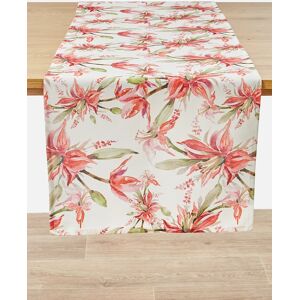 bonprix Stredový obrus s kvetovanou potlačou, vodu odpudzujúci DxŠ 180/30 cm unisex bonprix Stredový obrus s kvetovanou potlačou, vodu odpudzujúci DxŠ 180/30 cm unisex