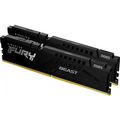Kingston FURY Beast 64GB (2x32GB) DDR5 5600MT/s CL36 DIMM RAM Memory Kingston FURY Beast 64GB (2x32GB) DDR5 5600MT/s CL36 DIMM RAM Memory