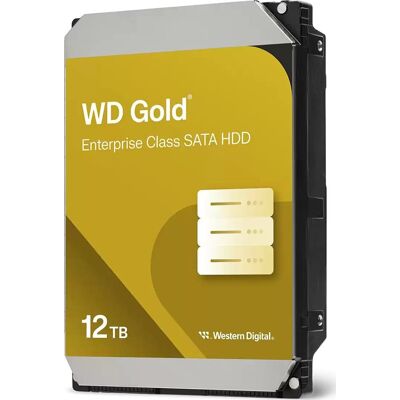 Western Digital Gold WD122KRYZ 12TB 3.5" SATA III 7200RPM HDD Drive Western Digital Gold WD122KRYZ 12TB 3.5" SATA III 7200RPM HDD Drive