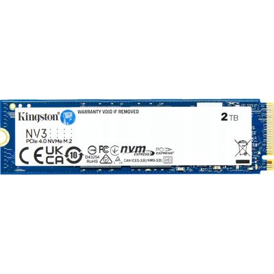 Kingston NV3 up to SNV3S/2000G 2TB M.2 2280 PCIe 4.0 x4 6000MB SSD Drive Kingston NV3 up to SNV3S/2000G 2TB M.2 2280 PCIe 4.0 x4 6000MB SSD Drive