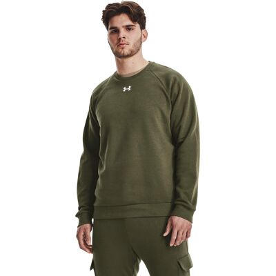 Under Armour UA Rival Fleece Crew Pánska mikina US S Under Armour UA Rival Fleece Crew Pánska mikina US S