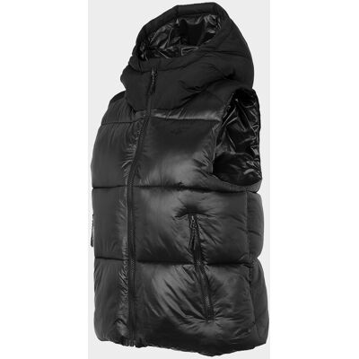 4F H4Z22-KUDP004 DEEP BLACK Dámska vesta US L 4F H4Z22-KUDP004 DEEP BLACK Dámska vesta US L