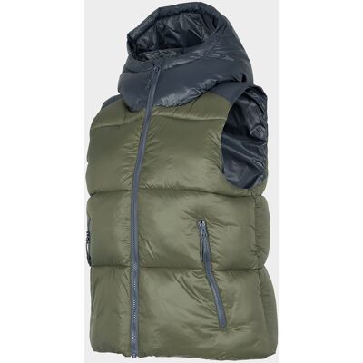 4F H4Z22-KUDP004 KHAKI Dámska vesta US XS 4F H4Z22-KUDP004 KHAKI Dámska vesta US XS