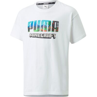 Puma PUMA x MINECRAFT Relaxed Tee Kids Detské tričko EU 110 Puma PUMA x MINECRAFT Relaxed Tee Kids Detské tričko EU 110