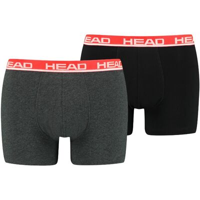 HEAD BASIC BOXER 2P Pánske boxerky US M HEAD BASIC BOXER 2P Pánske boxerky US M
