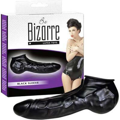 You2Toys - latex návlek na penis a semenníky - čierny - Be Bizarre You2Toys - latex návlek na penis a semenníky - čierny - Be Bizarre