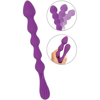 You2Toys - Guľatý, flexibilný anál dildo - (fialová) You2Toys - Guľatý, flexibilný anál dildo - (fialová)