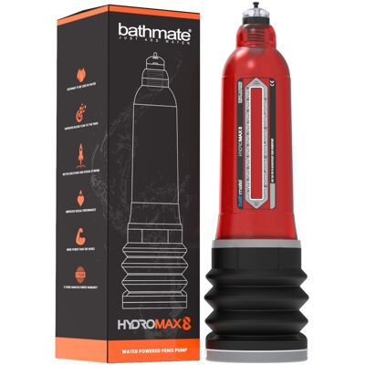 Bathmate Hydromax8 - hydropumpa (červená) Bathmate Hydromax8 - hydropumpa (červená)