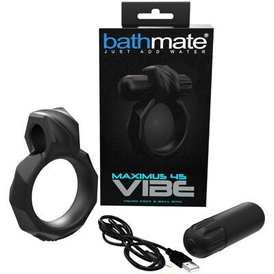 Bathmate Maximus Vibe 45 - akumulátorový vibračný erekčný krúžok (čierny) Bathmate Maximus Vibe 45 - akumulátorový vibračný erekčný krúžok (čierny)