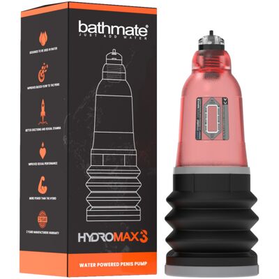 Bathmate Hydromax3 - hydropumpa (červená) Bathmate Hydromax3 - hydropumpa (červená)