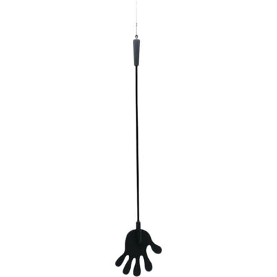 Rimba - Silikónový jazdecký bič v tvare ruky - 40 cm (čierny) Rimba - Silikónový jazdecký bič v tvare ruky - 40 cm (čierny)