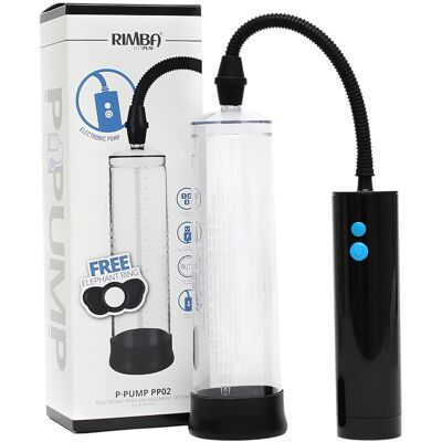 Rimba - automatická pumpa na penis - priehľadná Rimba - automatická pumpa na penis - priehľadná