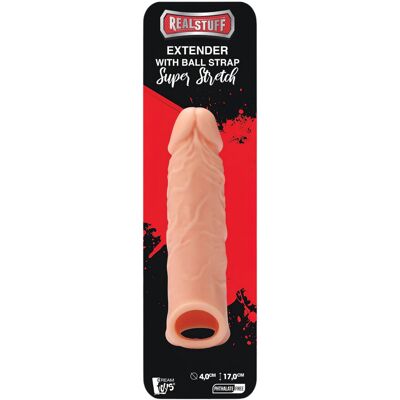 Dream Toys RealStuff Extender 6,5 - návlek na penis (prírodný, 17 cm) Dream Toys RealStuff Extender 6,5 - návlek na penis (prírodný, 17 cm)