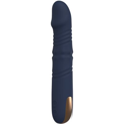 Dream Toys Goddess - vibračný rotačný perličkový vibrátor (tmavomodrý) Dream Toys Goddess - vibračný rotačný perličkový vibrátor (tmavomodrý)
