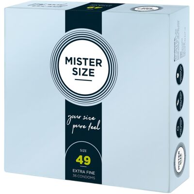 Mister Size - tenký kondóm - 49mm - 36 ks Mister Size - tenký kondóm - 49mm - 36 ks