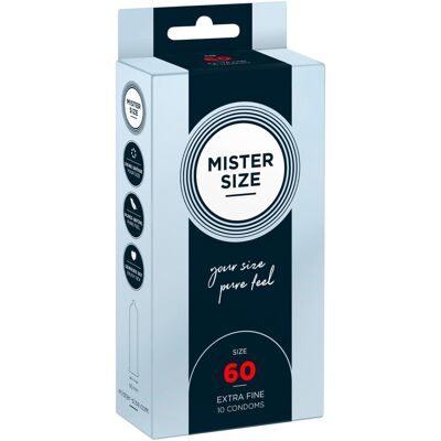 Mister Size - tenký kondóm - 60mm - 10 ks Mister Size - tenký kondóm - 60mm - 10 ks