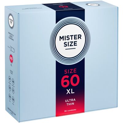 Mister Size - tenký kondóm - 60mm - 36 ks Mister Size - tenký kondóm - 60mm - 36 ks