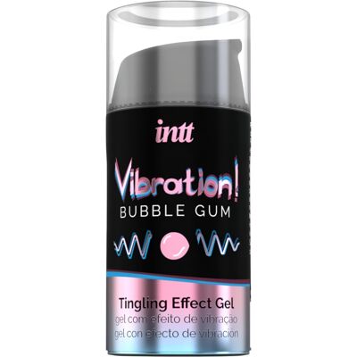 Intt Vibration! - tekutý vibrátor - žuvačková príchuť (15 ml) Intt Vibration! - tekutý vibrátor - žuvačková príchuť (15 ml)