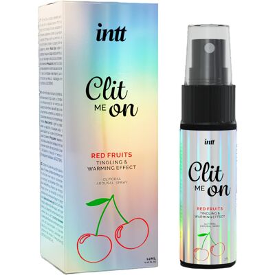 Intt Clit Me On - tekutý vibrátor sprej na klitoris - červené ovocie (12 ml) Intt Clit Me On - tekutý vibrátor sprej na klitoris - červené ovocie (12 ml)