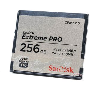 Used SanDisk Extreme PRO 256GB CFast 2.0