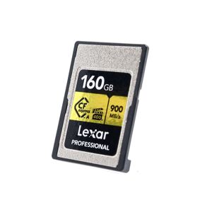 Used Lexar Professional 160GB 900MB/S Gold CFexpress Card