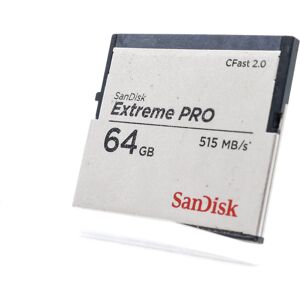 Used SanDisk 64GB Extreme PRO 515MB/s CFast 2.0 Card