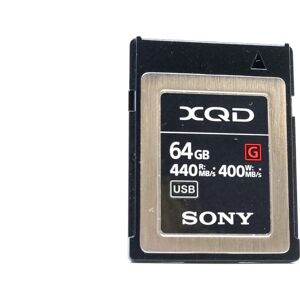 Used Sony XQD G 64GB 440MB/s Card