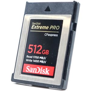 Used SanDisk 512GB Extreme PRO CFexpress Card Type B