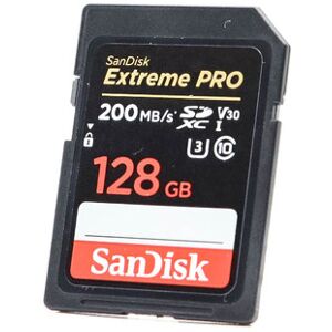 Used SanDisk Extreme PRO 128gb 200MB/s SDXC Card