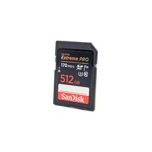 Used SanDisk 512GB Extreme PRO 170MB/s SDXC Card