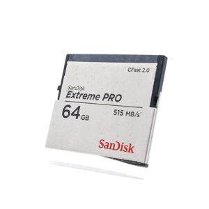 Used SanDisk 64GB Extreme PRO 515MB/s CFast 2.0 Card