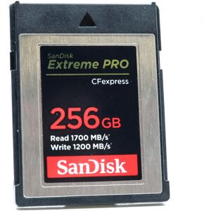 Used SanDisk 256GB Extreme PRO CFexpress Card Type B