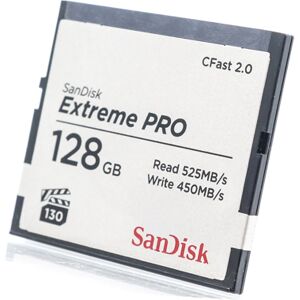 Used SanDisk 128GB Extreme PRO 525MB/s CFast 2.0 Card