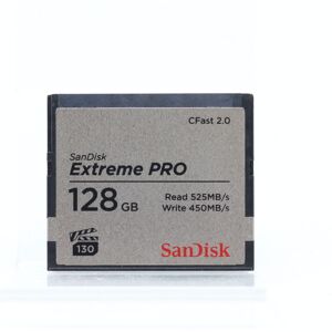 Used SanDisk 128GB Extreme PRO 525MB/s CFast 2.0 Card