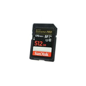 Used SanDisk 512GB Extreme PRO 170MB/s SDXC Card
