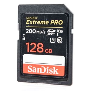 Used SanDisk Extreme PRO 128gb 200MB/s SDXC Card