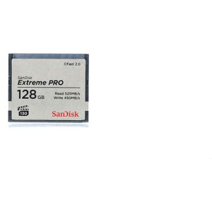 Used SanDisk 128GB Extreme PRO 525MB/s CFast 2.0 Card