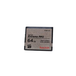 Used SanDisk Extreme PRO 64GB 525MB/s CFast 2.0 Card