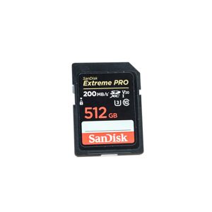 Used SanDisk 512GB Extreme PRO 170MB/s SDXC Card