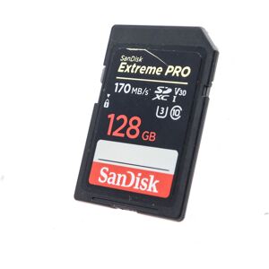 Used SanDisk 128GB Extreme Pro 170MB/s SDXC Card