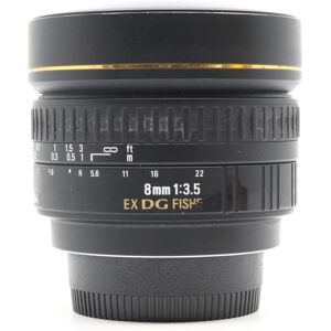 Used Sigma 8mm f/3.5 EX DG Fisheye - Canon EF Fit