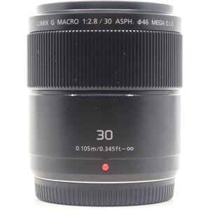 Used Panasonic Lumix G Macro 30mm f/2.8 ASPH Mega O.I.S.