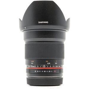 Used Samyang 16mm f/2 ED AS UMC CS - Canon EF Fit