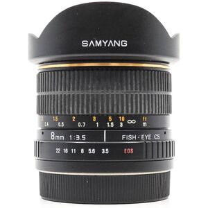 Used Samyang 8mm f/3.5 Fisheye - Canon EF-S Fit